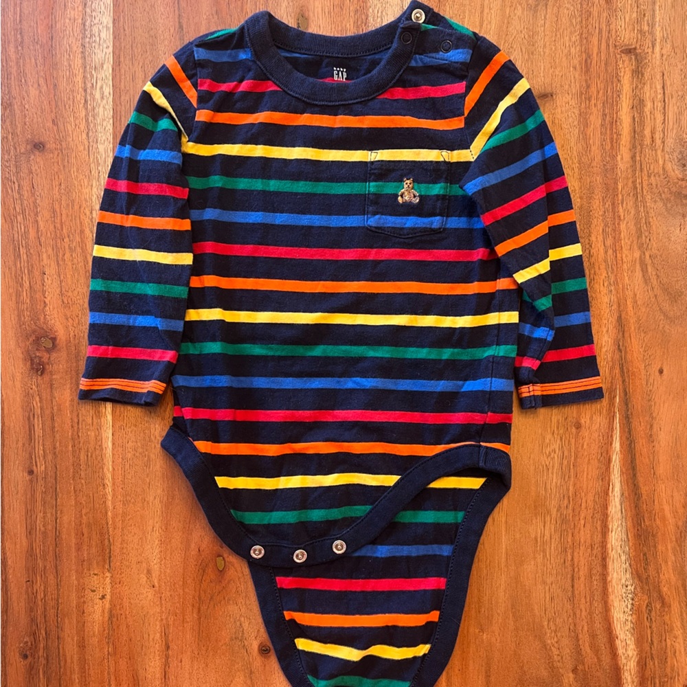 Baby Gap Multicolor Striped One Piece